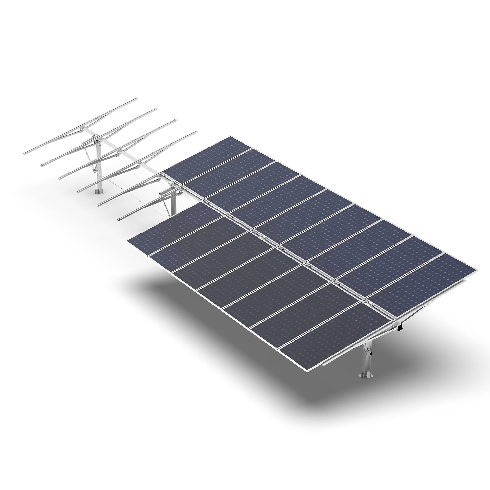 固定可调地面支架