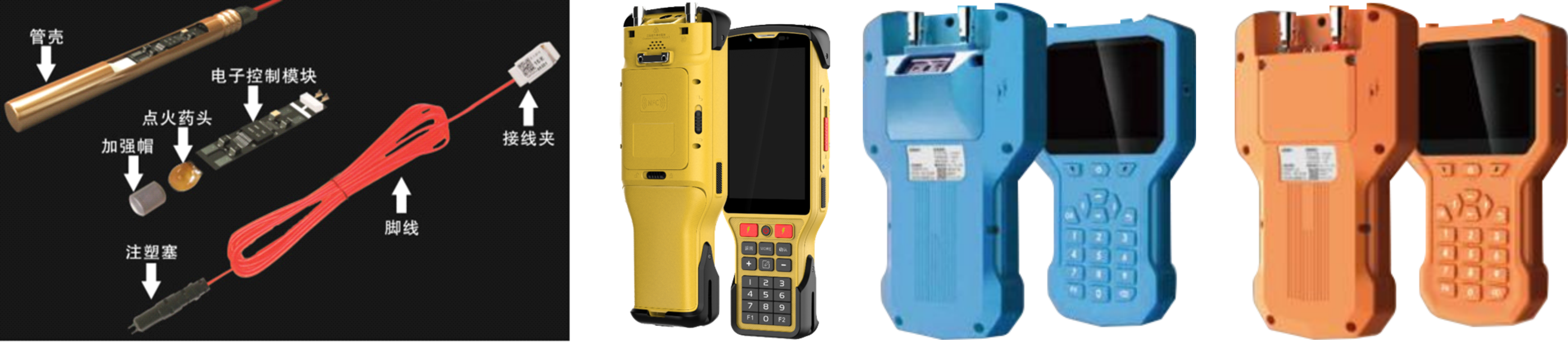 Grünes elektronisches Detonatorsystem