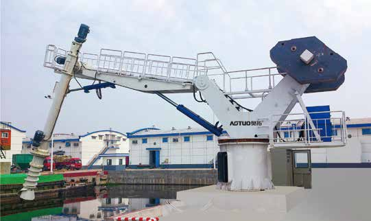 آلة تفريغ السفينة البيئية الثابتة للحبوب