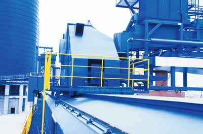 جهاز استقبال المواد المستمر