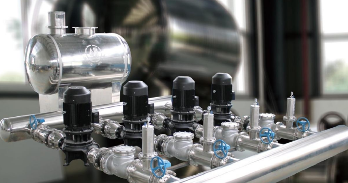 Sistema de Estação de Bombeamento de Pressurização de Água Potável