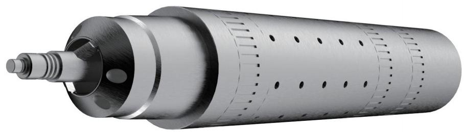 Detector dual cerca del taladro