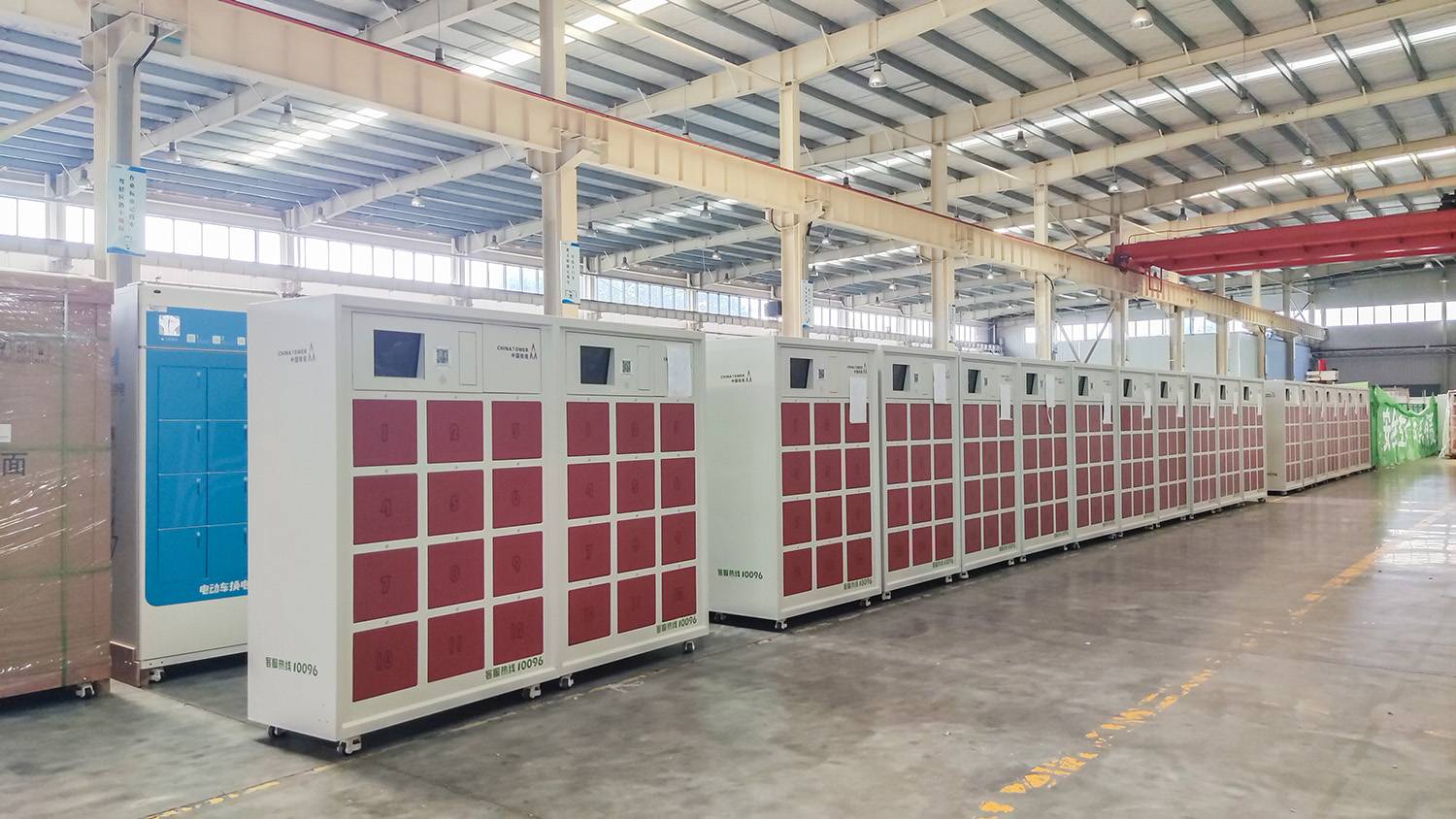 Armário de Troca e Carregamento de Bateria para Moto Elétrica