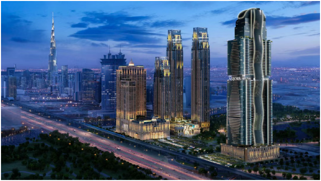 ▲迪拜哈布图尔超高层项目效果图
