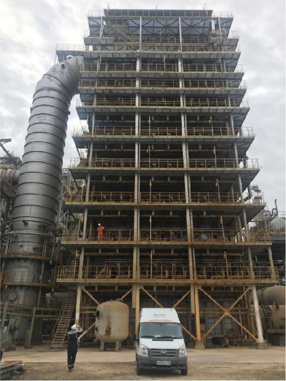 哈萨克斯坦阿特劳炼油厂 160t/h蒸汽大型模块式余热锅炉