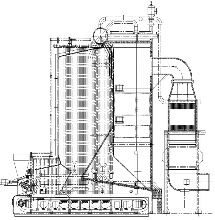 沈阳普天热力有限公司 2x92MW链条炉排热水锅炉