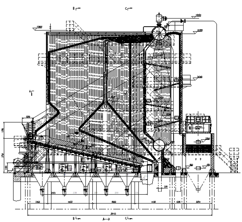 牙克石市兴安新城热源厂 2x92MW往复炉排热水锅炉