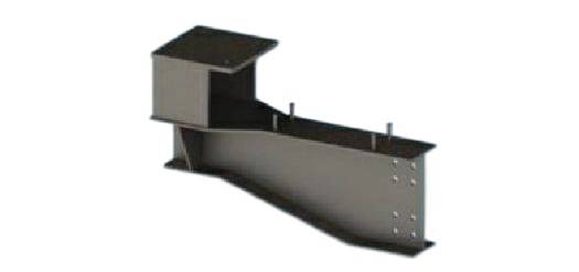 عارضة فولاذية ممتدة نوع 1097/2047 (حاجز صوتي)