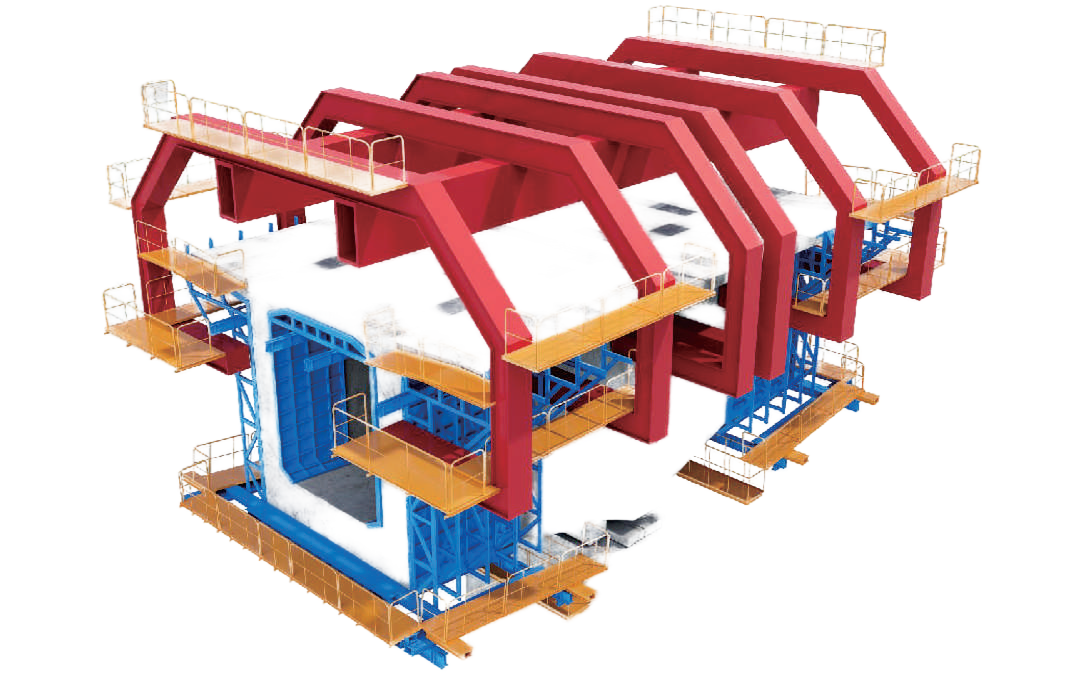 Máquina de construção de pontes
