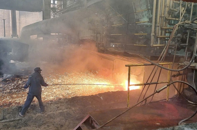 老街钢铁厂图片。来源:baolaocai.vn