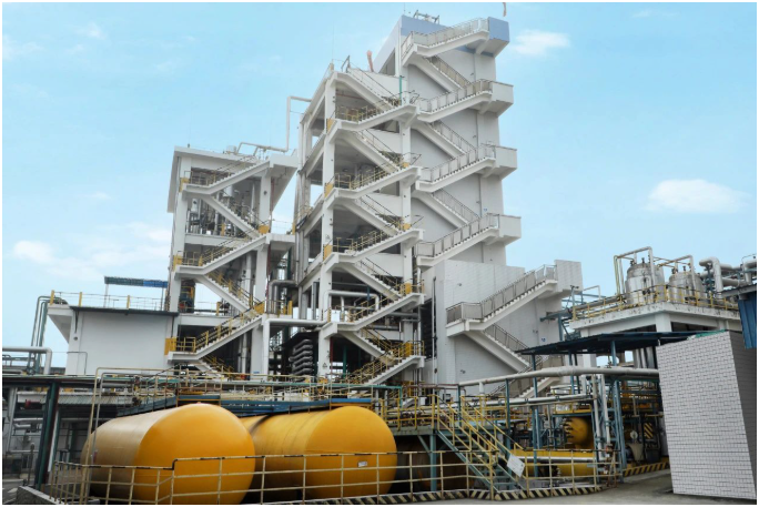 图为三氟甲烷转化利用示范装置。昊华科技供图