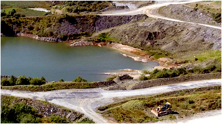 奥马金矿项目位于北爱尔兰贝尔法斯特以西约1.5小时车程处。(图片由Galantas Gold提供。 )