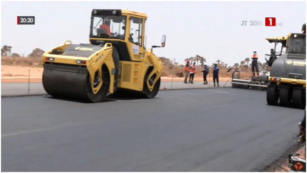 塞内加尔国家电视台播出画面