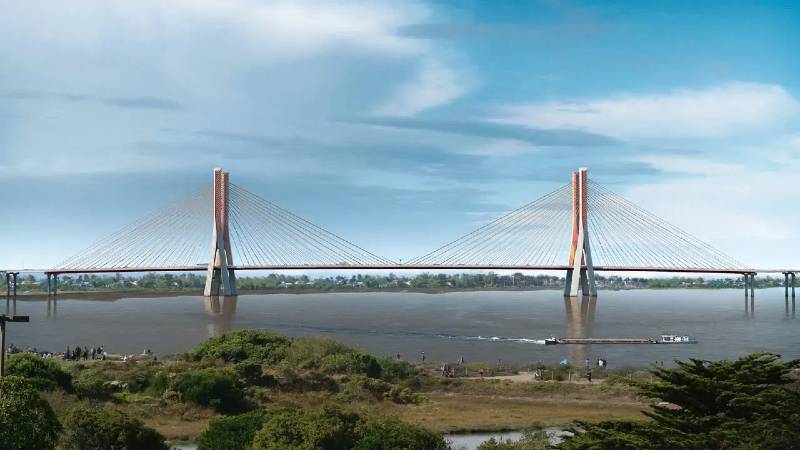 玉海大桥设计荣获一等奖(白天图)