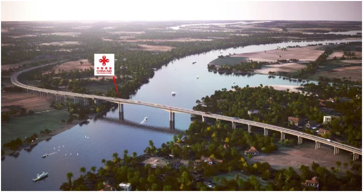 援孟加拉国孟中友谊第九大桥项目效果图