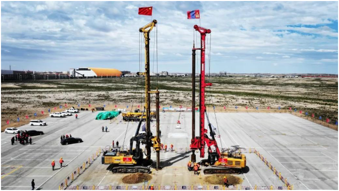 图为破土动工施工现场。国家能源集团供图