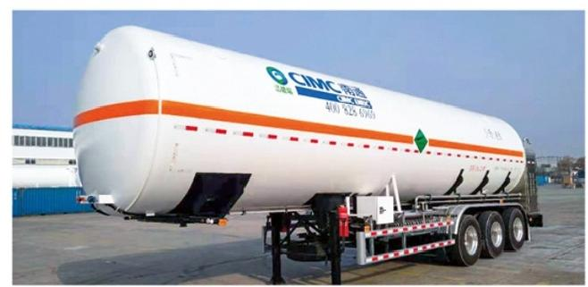 Semirreboque para transporte de gases industriais