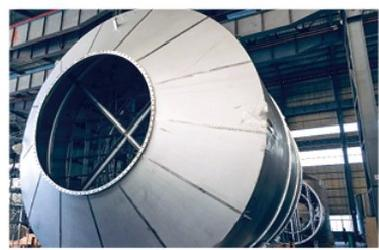 Torre de dessulfuração para navios