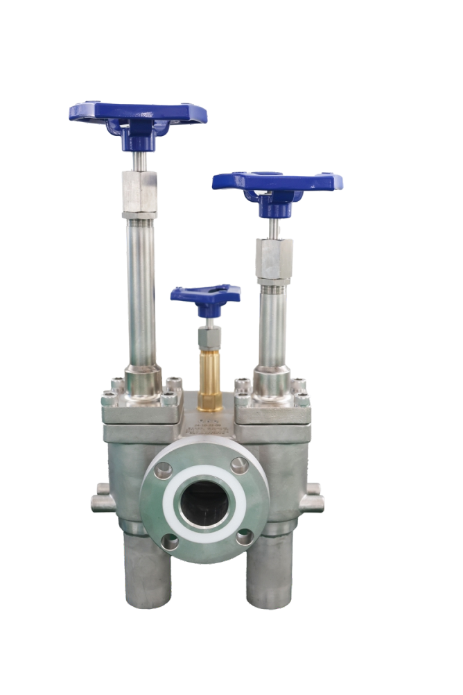 Válvula de carga combinada criogênica