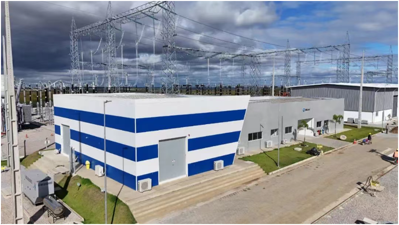 ▲帕尔梅拉风电项目升压站