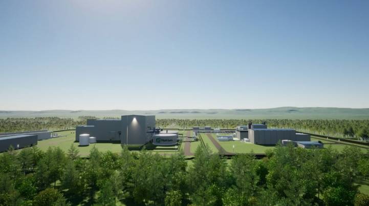 钠工厂效果图(图片：TerraPower)