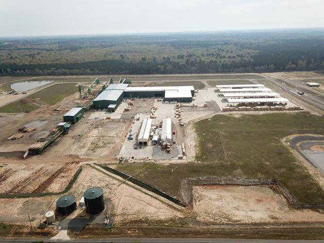 Teal Jone Plan Dealing 锯木厂每年可生产 3 亿板英尺的木材。 照片由 Teal Jones Plain Dealing 提供