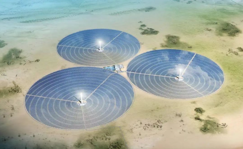 青海众控德令哈350MW光热发电示范(试点)项目效果图