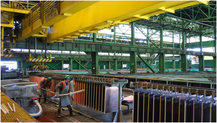 波特雷里洛斯铜冶炼厂。图片来源:Codelco,来自 Flickr