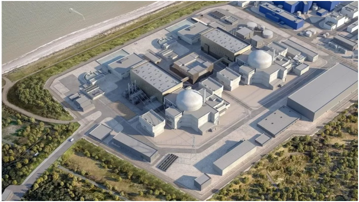 计划中的 Sizewell C 电厂(图片来源:EDF Energy)