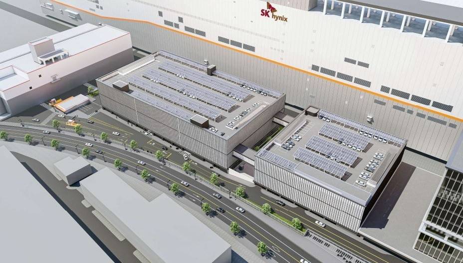 SK海力士清州4号园区鸟瞰图