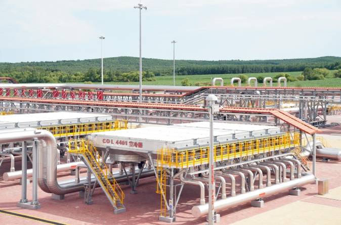 &ldquo;北气南下&rdquo;能源大通道黑河首站。（国家管网集团供图）