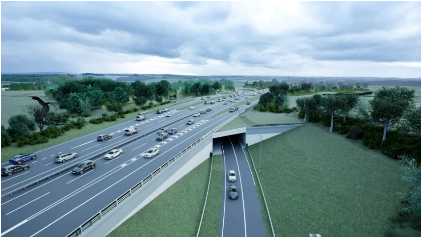 英国东英吉利地区一项耗资 1.53 亿英镑的新项目将缓解交通拥堵——图片由 Skanska 提供