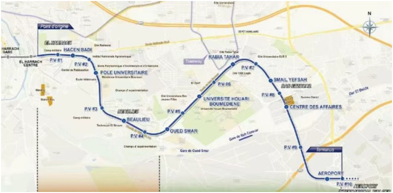 项目路线示意图