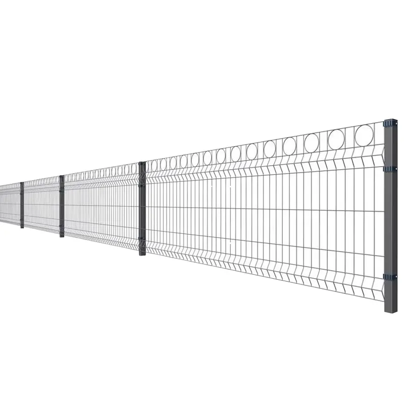 Metal fence for isolation and protection of the factory's external network, source factory