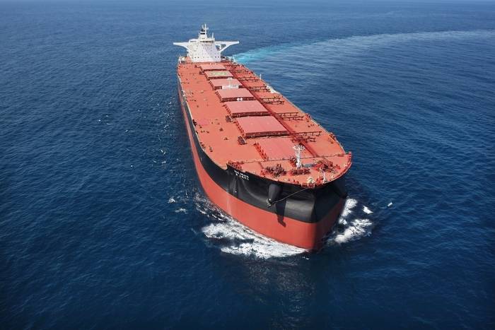 Polaris Shipping 的超大型铁矿石运输船。图片来源:Polaris Shipping