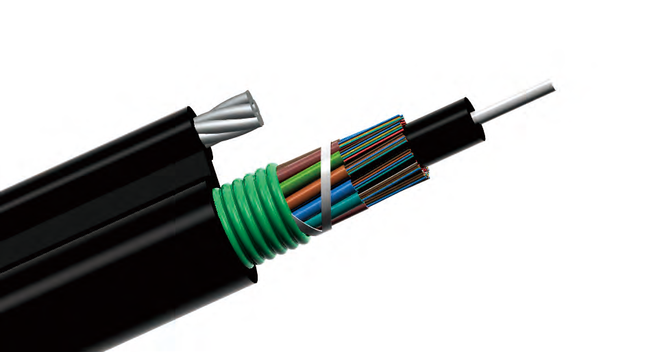 Cable Óptico Autoportante en Forma de 8 de Capas Trenzadas GYTC8S/GYTC8A