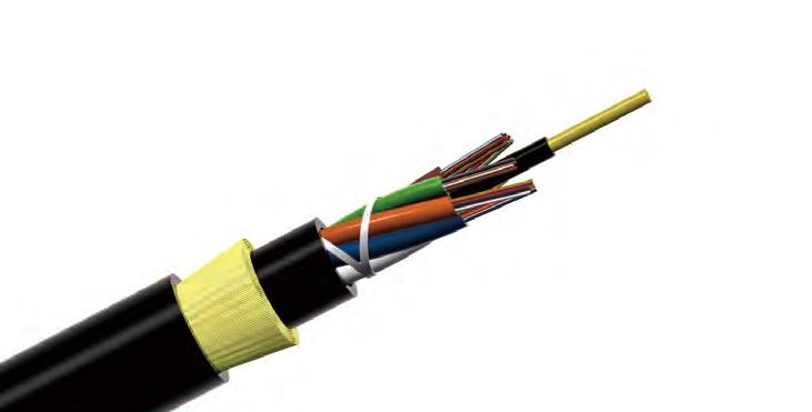 Volldielektrisches, selbsttragendes Glasfaserkabel ADSS