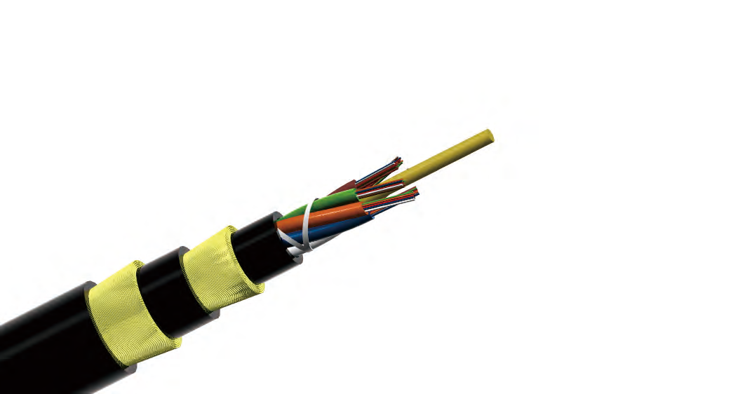 Câble optique autoportant entièrement diélectrique ADSS