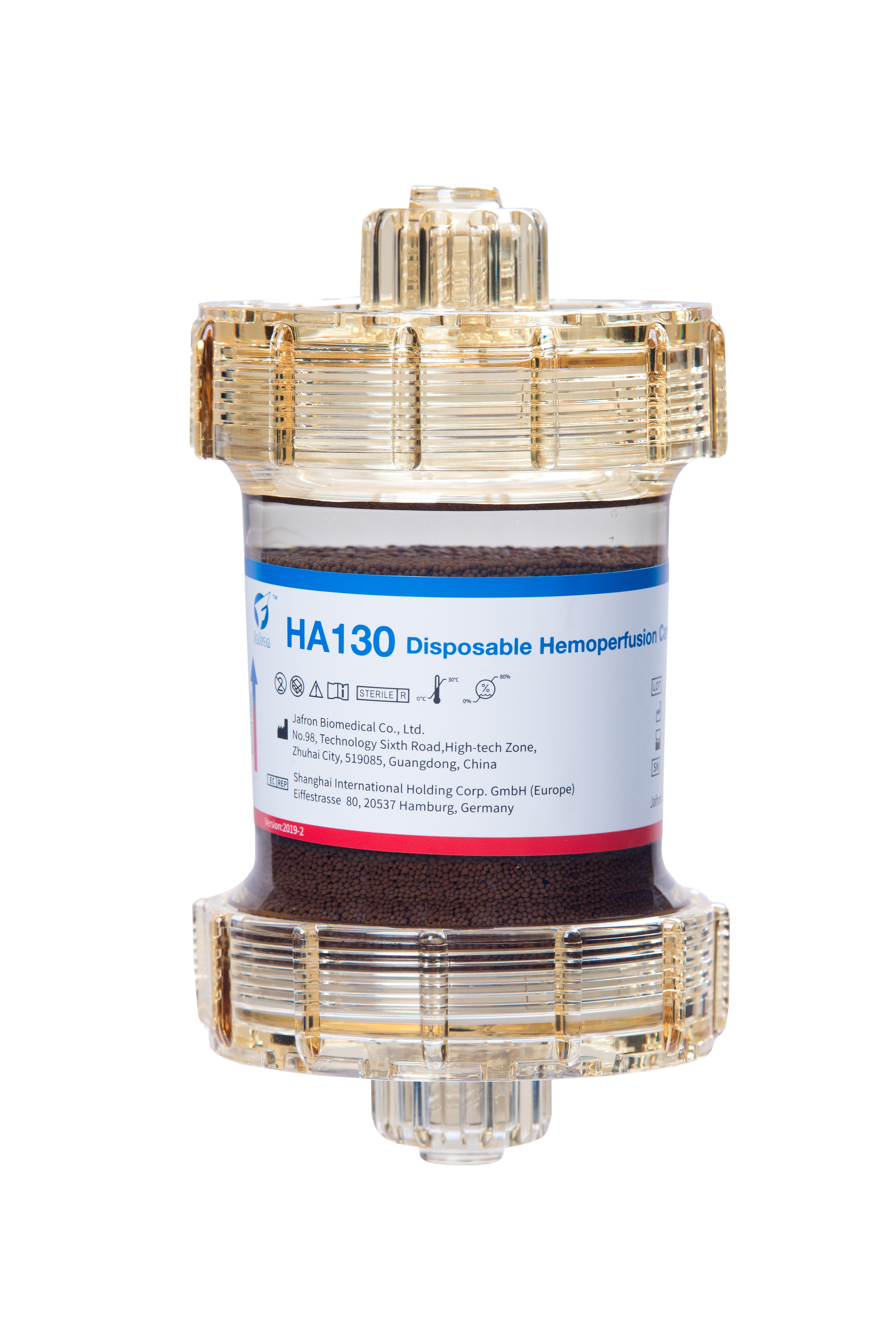 HA130 Filtro de Hemoperfusão de Uso Único