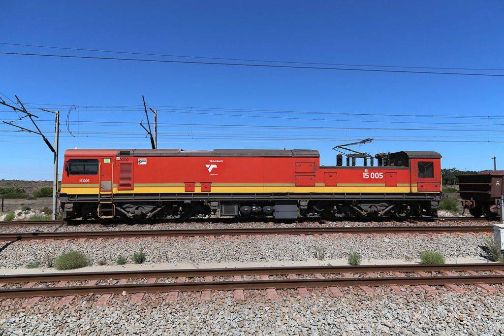 西申-萨尔达尼亚铁路的Transnet机车。 图片来源:Wikimedia Commons