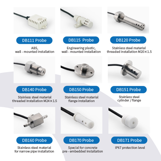 Humidity and Temperature Sensor with An External Probe for Agriculture