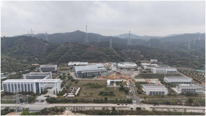 中国散裂中子源二期施工航拍图。中国散裂中子源供图