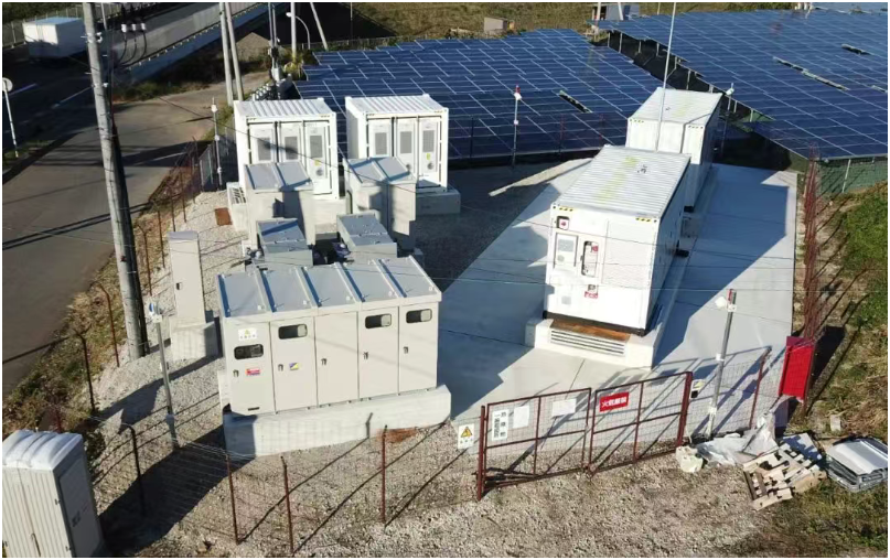 正在运行中的佐仓储能电站