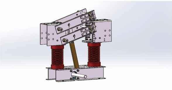 GN10-24 Doppelpol-Hochspannungstrennschalter mit vertikaler Öffnung