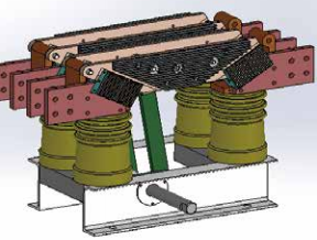GN23-24双柱垂直开启式高压交流隔离开关