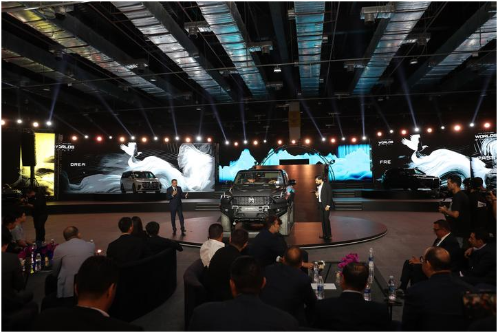 图为新车发布会现场（记者 隋先凯 摄）