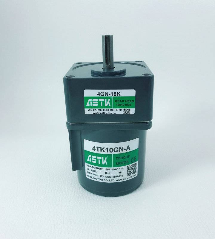 ASTK海鑫牌10W力矩电机+减速箱 4TK10GN-A 4GN15K