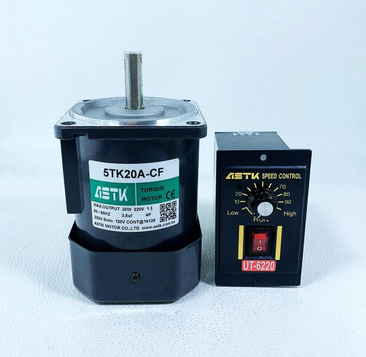 5TK20A-C TK-62 小型20W扭力电机+调速器ASTK牌