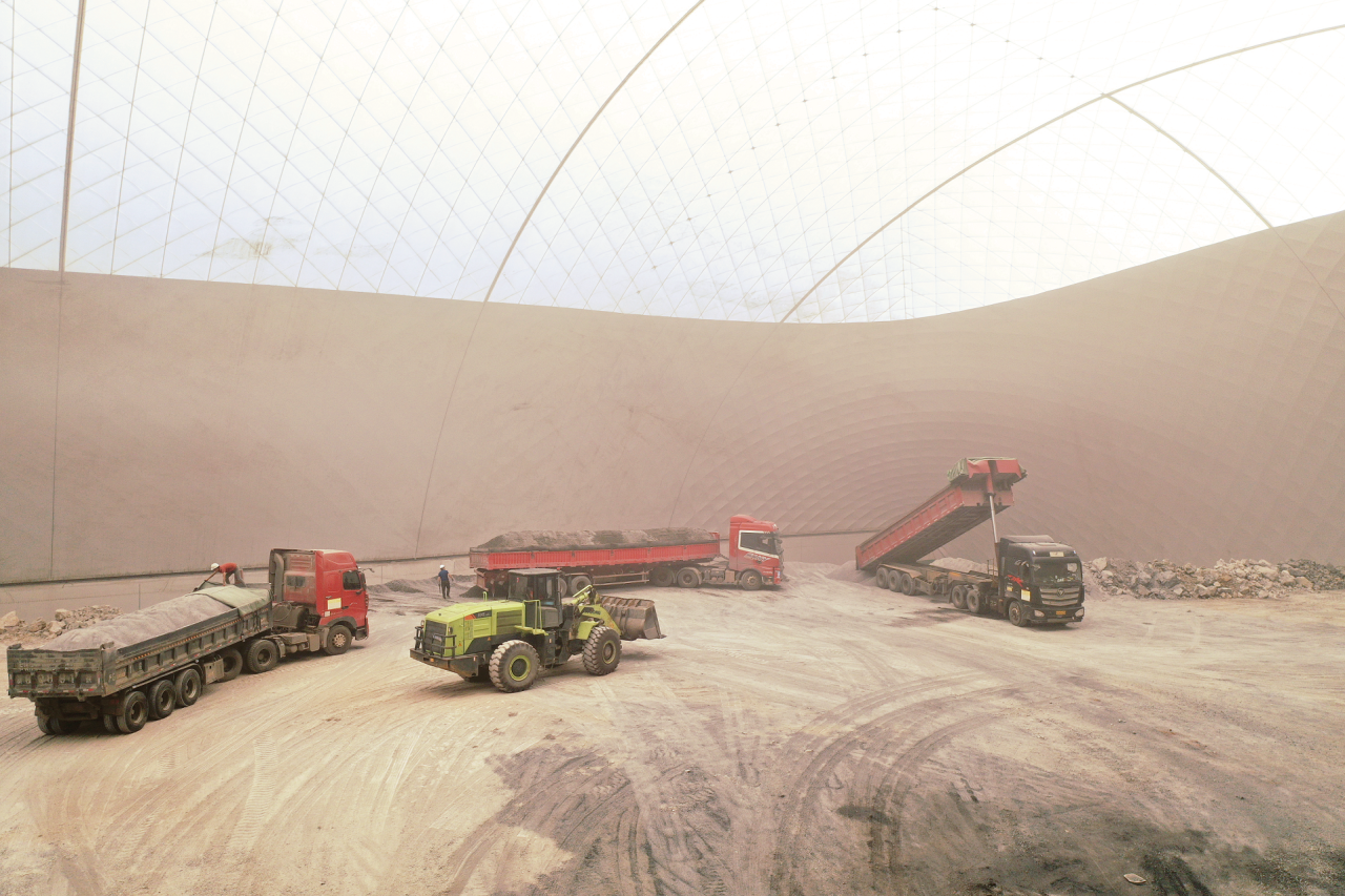 Fully Enclosed Air-supported Membrane Warehouse