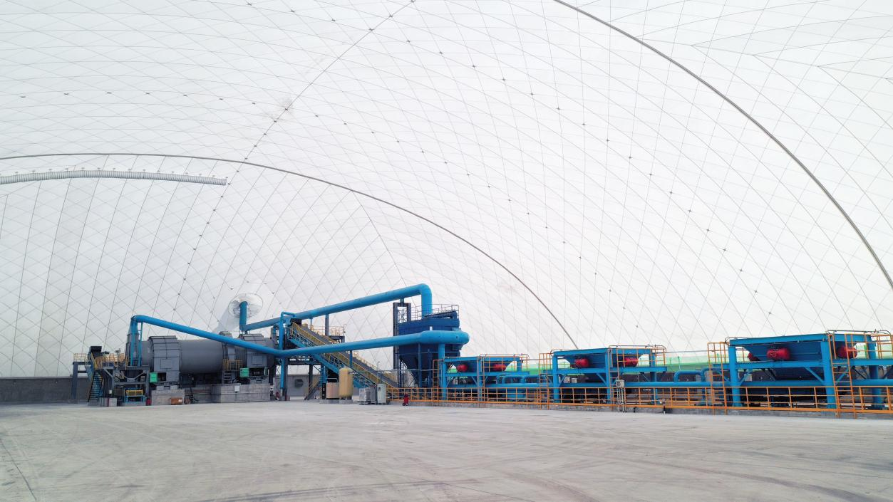 Fully Enclosed Air-supported Membrane Warehouse